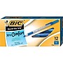 BIC Round Stic Grip Xtra Comfort Ballpoint Pens, Fine Point, Blue Ink, Dozen (13903)~#|#~sp40286082_sc7