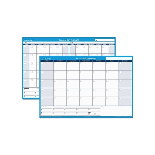 Shop Staples for ATAGLANCE® 30/60Day Undated Horizontal Erasable