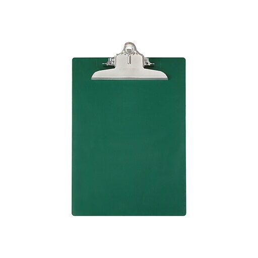 Saunders Recycled Plastic Clipboard, Letter Size, Green (21604