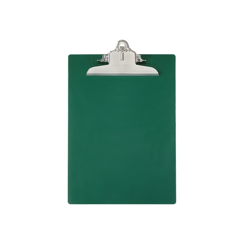 Saunders Recycled Plastic Clipboard, Letter Size, Green (21604) image 1