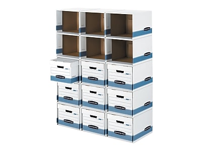 Bankers Box Side-Tab File Storage Box Letter 15-1/4 X 13-1/2 X 10-3/4