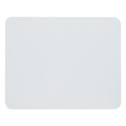 Artistic Krystal View AntiSlip Plastic Desk Pad, 24" x 19", Frosted