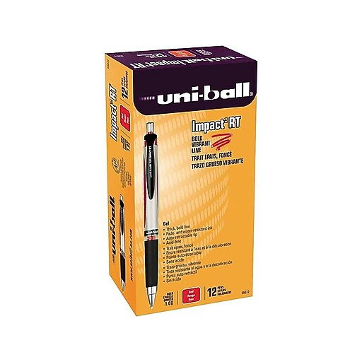 uni-ball-207-impact-rt-retractable-gel-pens-bold-point-red-ink-dozen