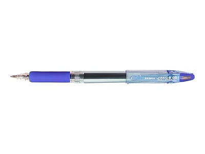 Zebra Pen Jimnie Gel Rollerball – 20 Schwarz, 2 Rot, 2 Blau, 0,7 Mm, Weicher Gummigriff