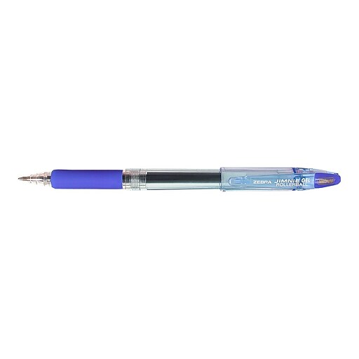 Shop Staples for Zebra® Jimnie® GelInk Pens, Medium Point, Blue, Dozen