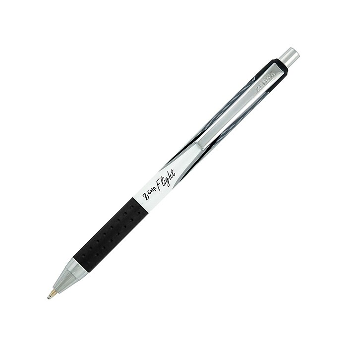 Zebra Z-Grip Flight Retractable Ballpoint Pen, Bold Point