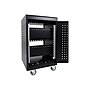 Luxor Lockable 30-Unit Laptop Storage Cabinet, Black Steel (LLTM30-B)~#|#~sp40286510_sc7