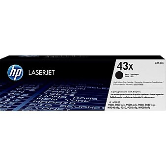 HP 43X Black High Yield Toner Cartridge