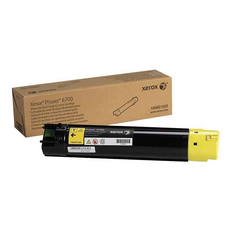 Xerox 106R01505 Yellow Standard Yield Toner Cartridge image 1