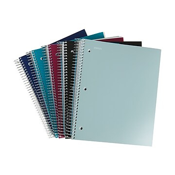 3 subject spiral notebook staples