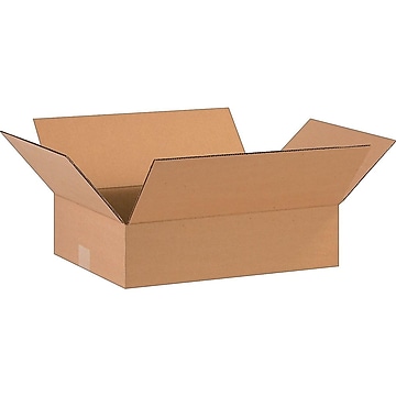 14 x 14 x 10" Double Wall Boxes Heavy Duty ECT-48 Brown Shipping Boxes 15/Bundle 