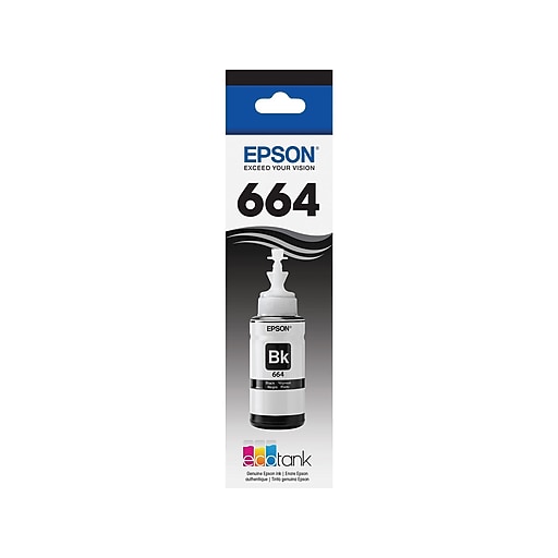 EPSON インク Epson T664 ECO Black Ultra High Yield Ink Cartridge (T664120-S