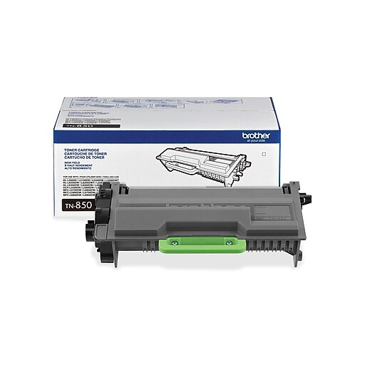 Brother TN850 Toner Cartridge, High Yield Black Staples