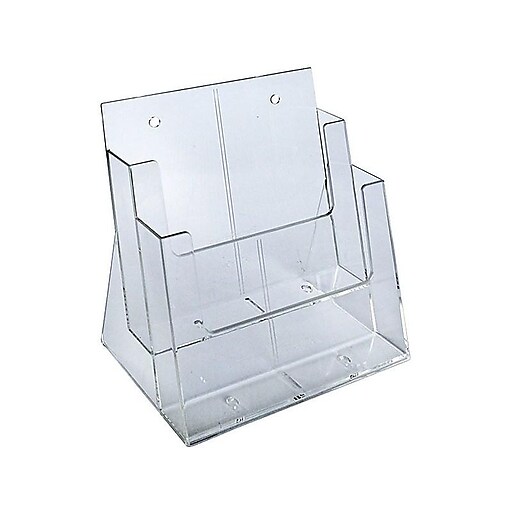 Azar Two-Tier Brochure Holder, 8.5