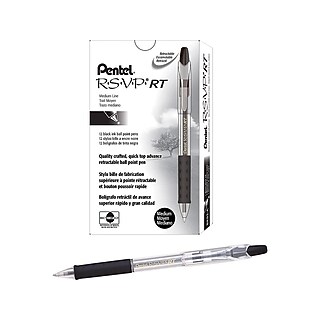 筆記具 RT-98982 Pentel RSVP RT Retractable Ballpoint Pen, Medium Point, Assorted