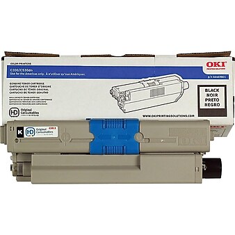 OKI 44469801 Black Standard Yield Toner Cartridge (2722873)