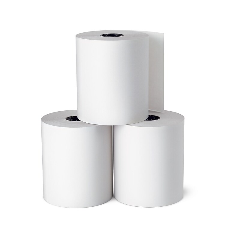 Staples Carbonless Cash Register/POS Rolls, 3" x 225', 10/Pack (28394/492003) image 1