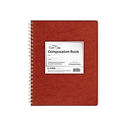 Ampad Notepad, 9.37" x 11.75", Quad Ruled, Red, 76 Sheets/Pad (TOP 22-157)
