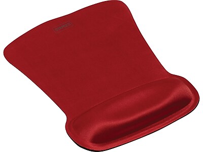 UPC 718103181150 product image for Staples Gel Mouse Pad/Wrist Rest Combo, Red (23092) | upcitemdb.com
