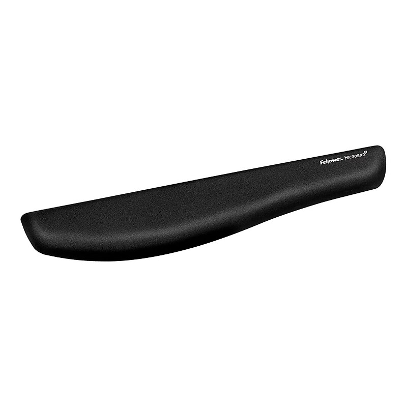 Fellowes PlushTouch Wrist Rest with Microban, Black (9252101) image 1