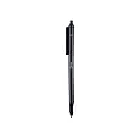 Simply Medium Point Black Ink Retractable Ballpoint Pens, Dozen