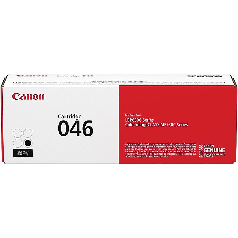 Canon 046 Black Standard Yield Toner Cartridge   (1250C001) image 1