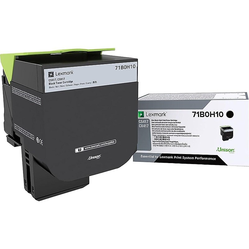 Lexmark 71 Black High Yield Toner Cartridge image 1