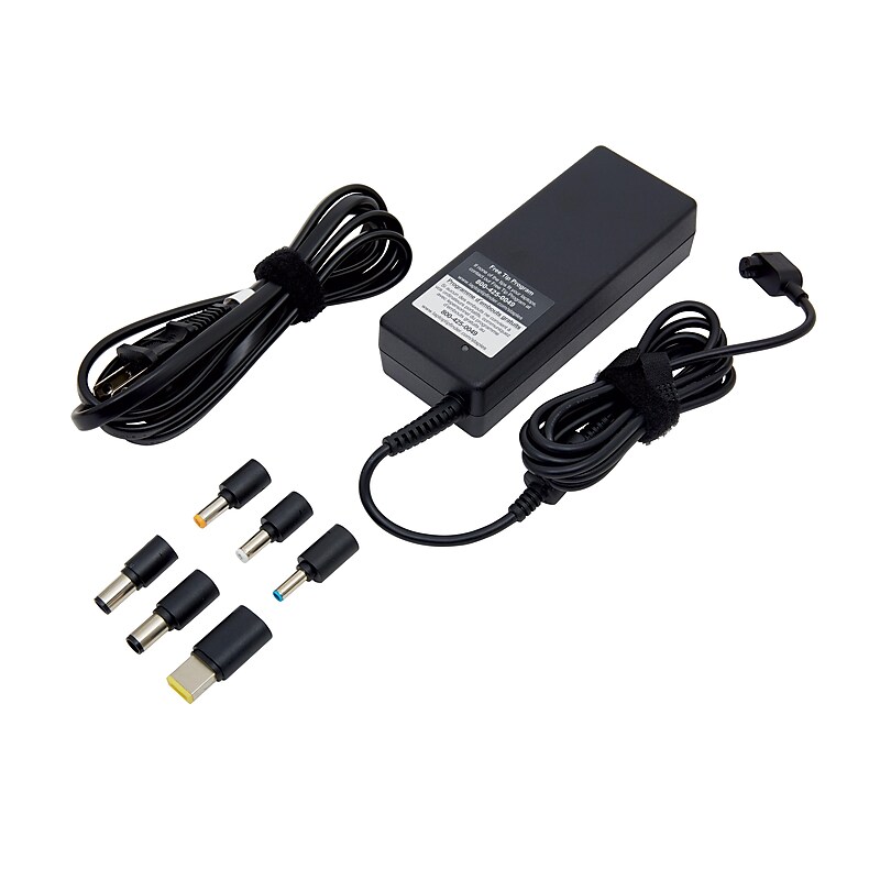 Staples Adapter for Acer, HP, ASUS, Dell, Lenovo, and Toshiba Laptops, 9.8' (29677) image 1