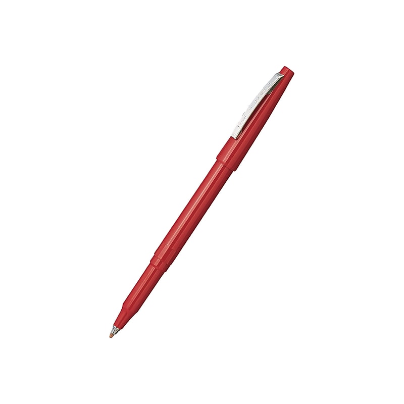 Pentel Rolling Writer Rollerball Pens, Medium Point, Red Ink, Dozen (R100-B) image 1