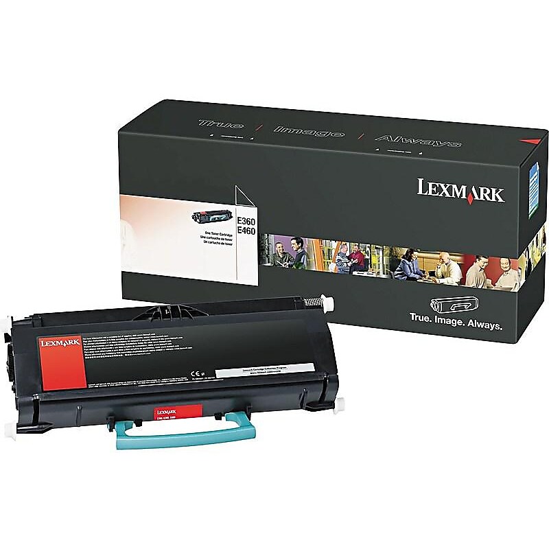 Lexmark E360H21A Black High Yield Toner Cartridge image 1