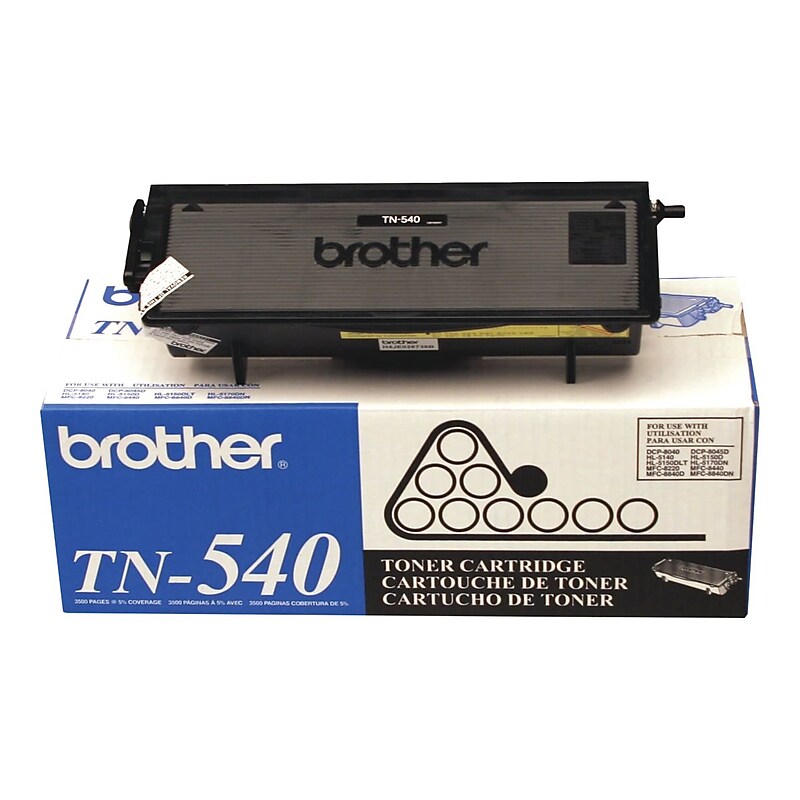 Brother TN-540 Black Standard Yield Toner Cartridge image 1