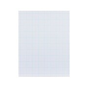 Ampad Graph Pad, 8.5" x 11", Graph Ruled, White, 40 Sheets/Pad (22-026)