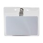 Sicurix Standard Clip On ID Badge Holder, Clear, 50/Pack (BAU67850)~#|#~sp40312562_sc7