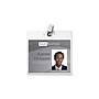 Sicurix Standard Clip On ID Badge Holder, Clear, 50/Pack (BAU67850)~#|#~sp40312577_sc7