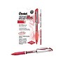 Pentel EnerGel Deluxe Gel Pens, Medium Point, Red Ink, Dozen (BL57-B)~#|#~sp40314458_sc7