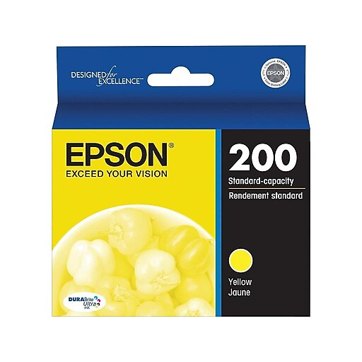 Shop Staples for Epson 200 Yellow Ink Cartridge (T200420S)