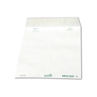 Survivor Self Seal Catalog Envelopes, 13" x 10", White, 100/Box (QUAR1580)