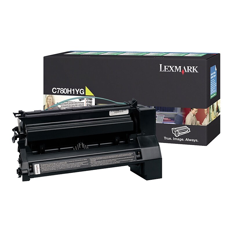 Lexmark C780 Yellow High Yield Toner Cartridge image 1