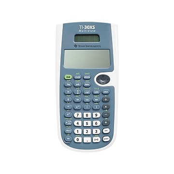 Texas Instruments MultiView TI-30XS 16 Digit Scientific Calculator, Blue/White