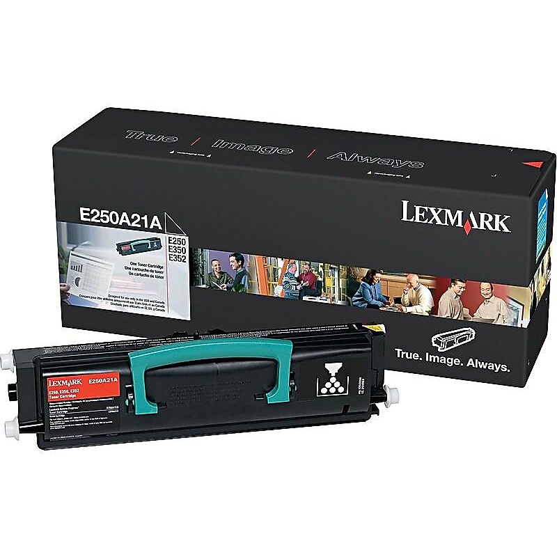 Lexmark E250 Black Standard Yield Toner Cartridge image 1
