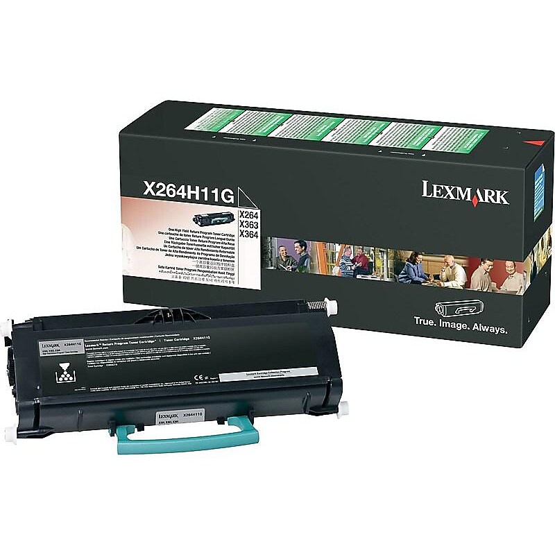 Lexmark X264 Black High Yield Toner Cartridge image 1