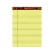 TOPS Legal Pad Notepads, 8.5" x 11.75", Wide Ruled, Canary, 50 Sheets/Pad, 12 Pads/Pack (TOP 7531)