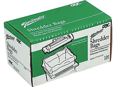 1765023 33816650237 Swingline 6 Gallon Recyclable Paper Shredder Bags 