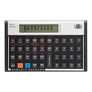 HP 12c Platinum F2231AA 10 Digit Financial Calculator