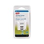 Staples Dual USB Adapter for Most Smartphones, White (19707)~#|#~sp40322216_sc7