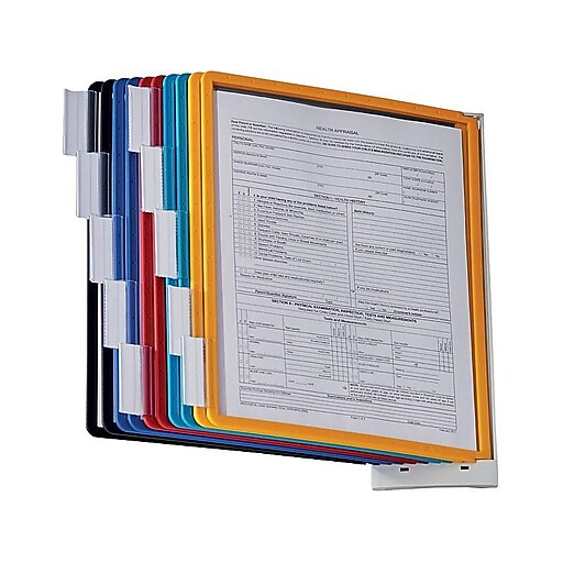 DURABLE SHERPA Wall Reference System, 8.5" x 11", Assorted Plastic