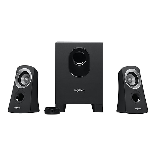  Logitech Z313 2.1 Speaker System - 25 W RMS - Black  LOG980000382 : Electronics