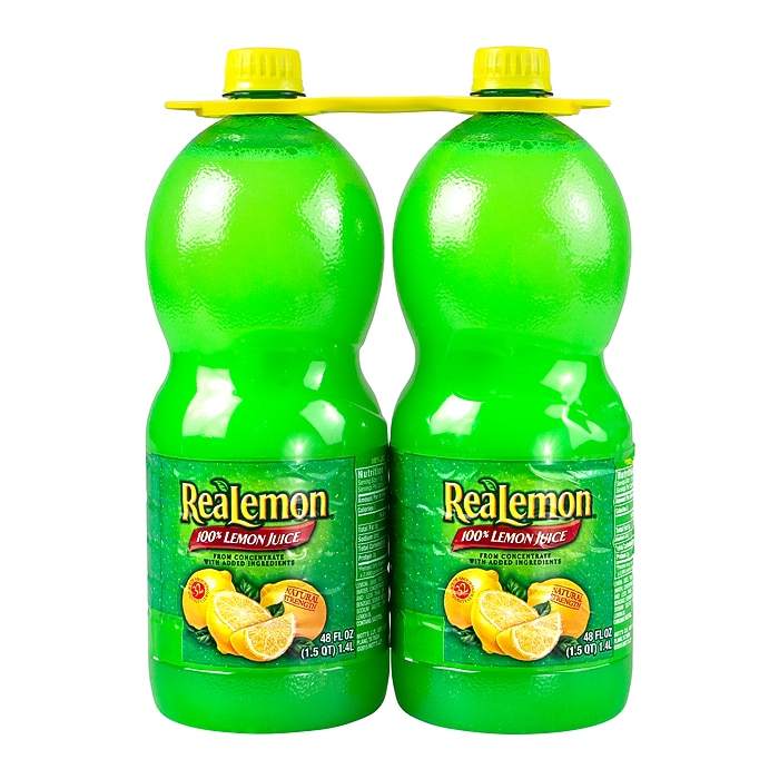 ReaLemon 100% Lemon Juice from Concentrate, 48 oz., 2/Pack (220