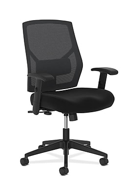 HON Crio Fabric/Mesh High-Back Task Chair, Black (BSXVL581ES10T) Simolary simolary.com