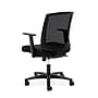 HON Mesh Mid-Back Task Chair, Center-Tilt, Tension, Lock, Fixed Arms, Black Mesh, Black Fabric (BSXVL511LH10)~#|#~sp40351845_sc7